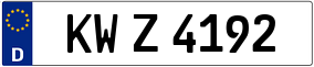 Truck License Plate
